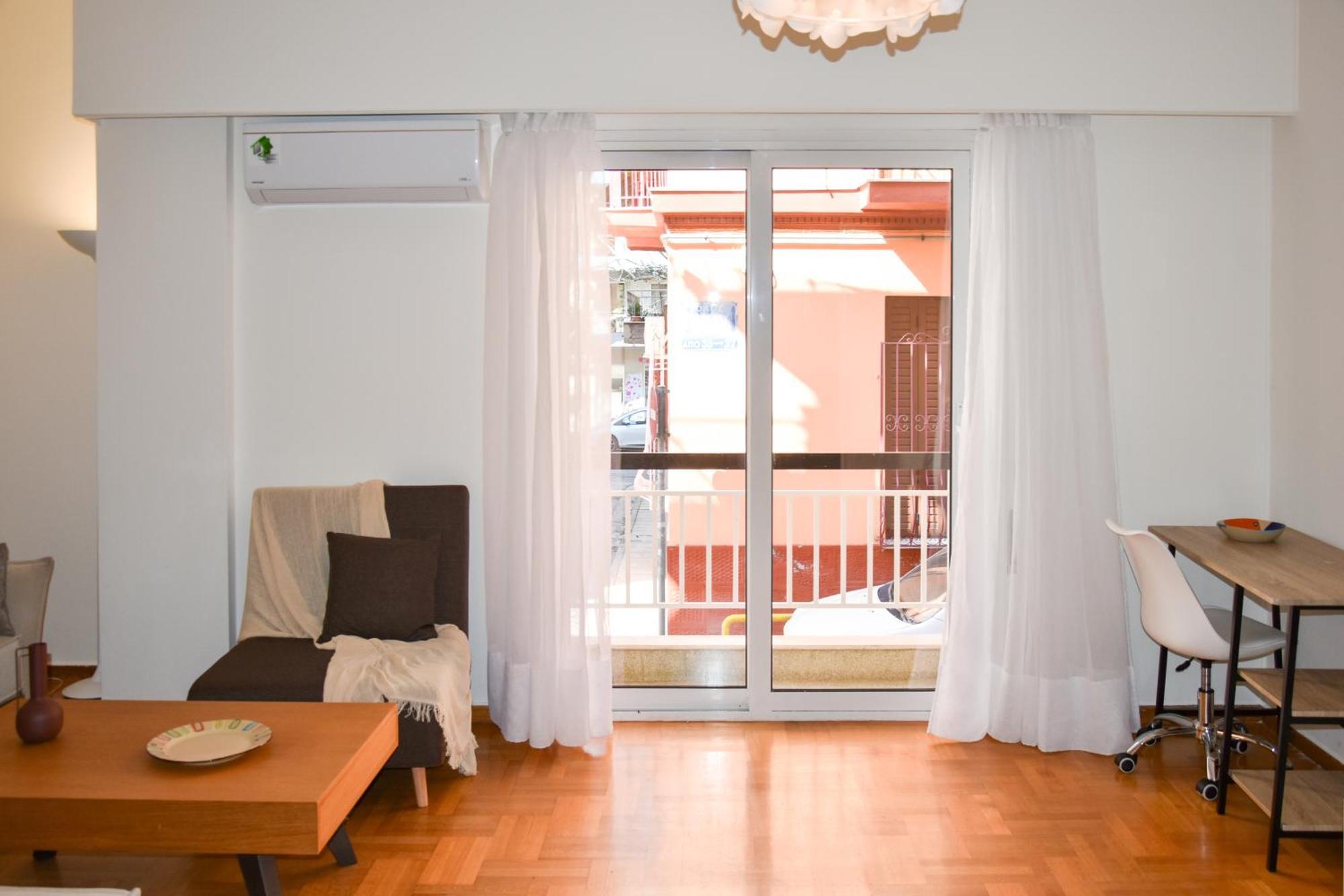 Spacious Modern Apartment In Pagkrati Athen Exterior foto